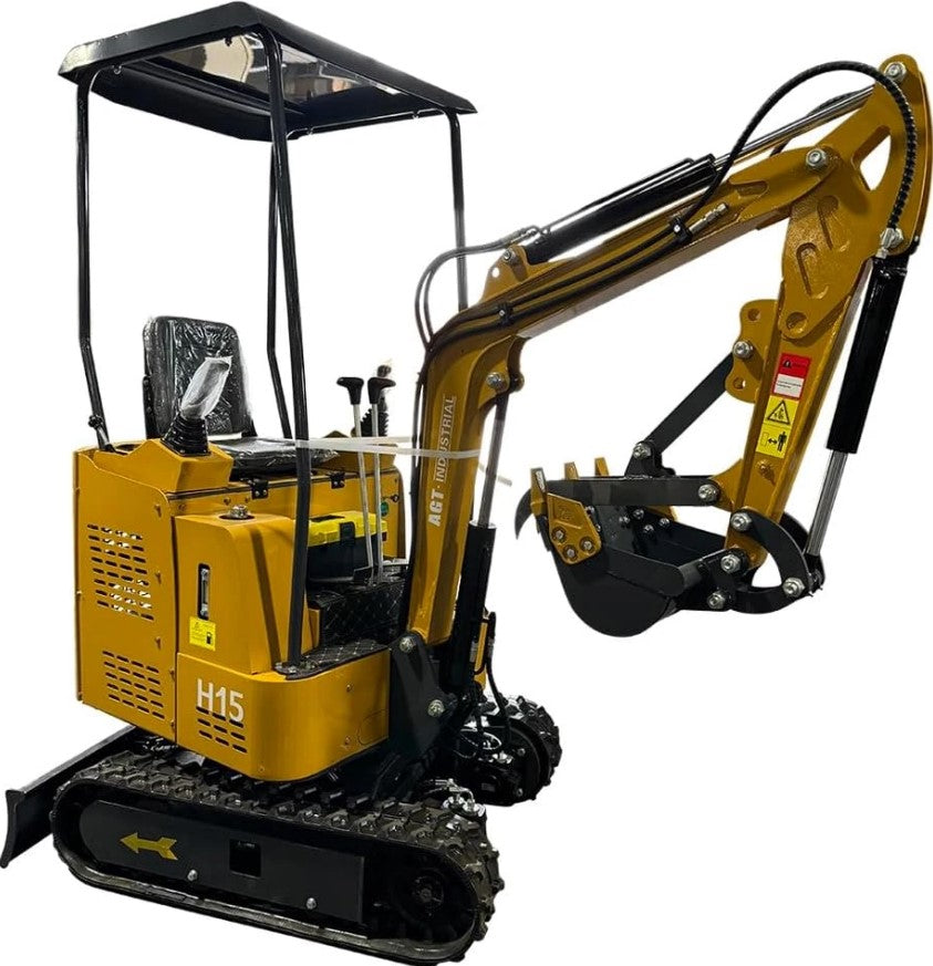 AGT H15 1.5 ton 13.5HP RATO Mini Excavator with pilot control system
