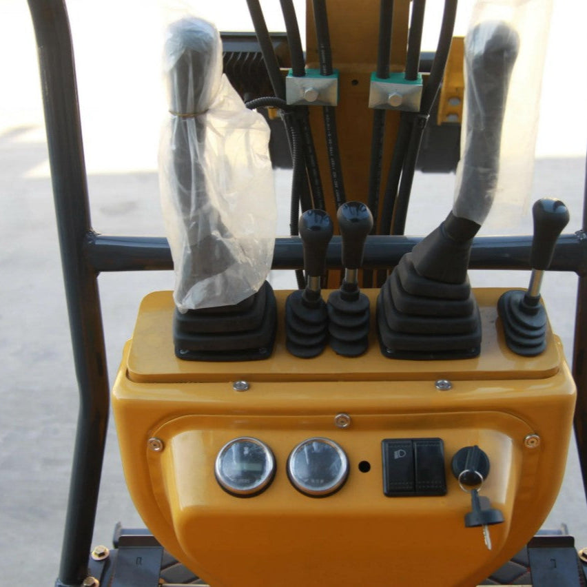 1 Ton 2024 AGT Mini Excavator W/ SIDE SWING BOOM & HYDRAULIC THUMB | AGT DM12-C