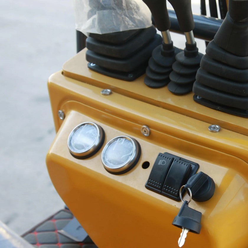 1 Ton 2024 AGT Mini Excavator W/ SIDE SWING BOOM & HYDRAULIC THUMB | AGT DM12-C