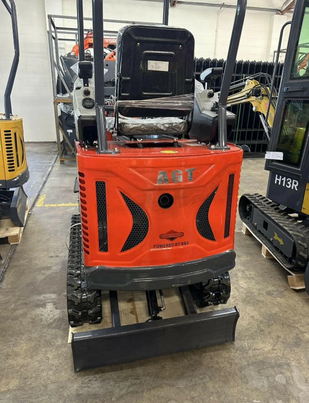 AGT-DM12X-C Mini Excavator w/ Pilot Control Swing Boom and Hydraulic Thumb