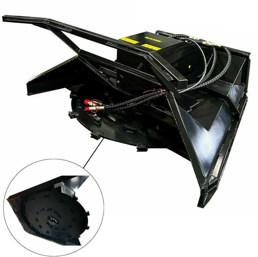60'' Skid Steer Forestry Disc Mulcher, 20-69 GPM | AGT-SSDM