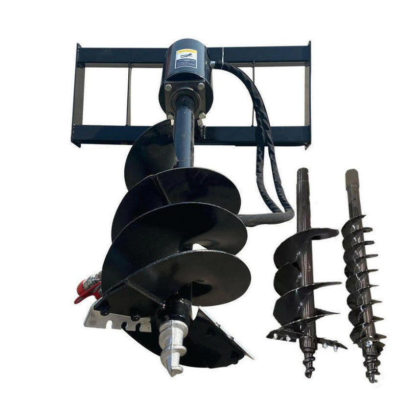Skid Steer Hydraulic Auger with 3 bits For Sale 12-16 gpm |AGT-SSECAG-Y