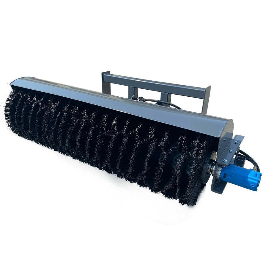 72" Skid Steer Broom Sweeper attachment, 16-21 gpm | AGT-SSAB72