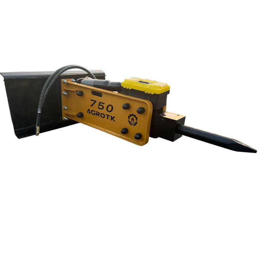 Skid Steer 750 Hydraulic Concrete Breaker For Sale| AGT-SSHH-750A
