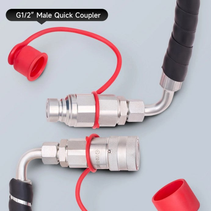 41" 4-in-1 Combo Mini Skid Steer Bucket Attachment with Quick Attach, Universal Mount