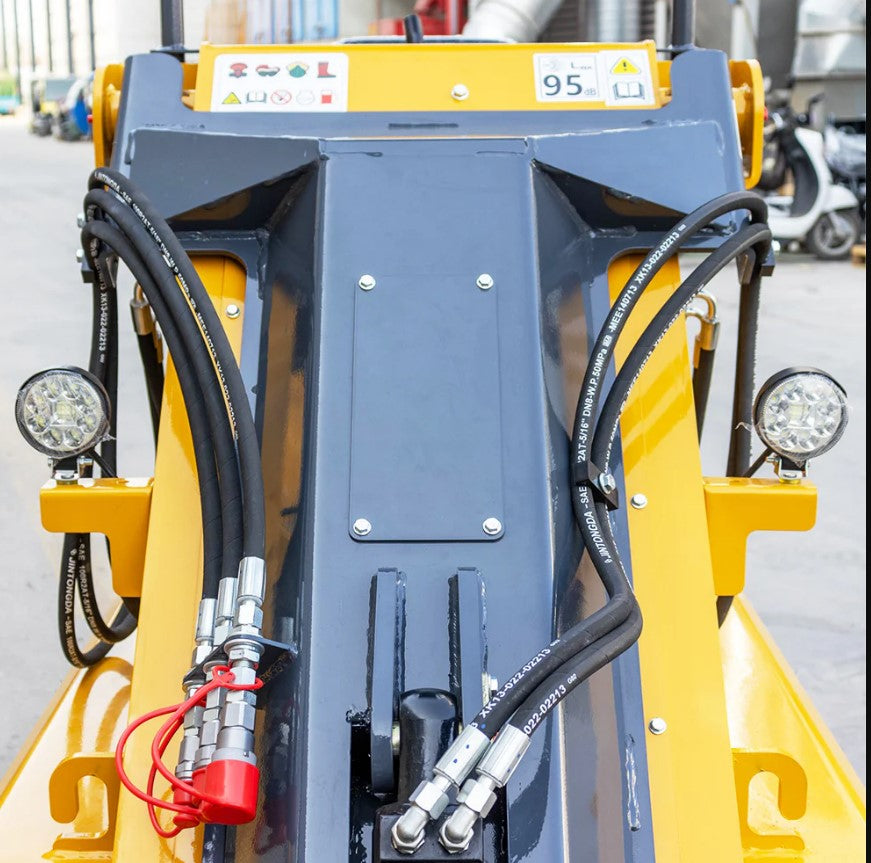 Mini Ride-On Loader Skid Steer Wheel Loader Gasoline Engine