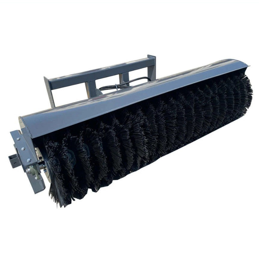 72" Skid Steer Broom Sweeper attachment, 16-21 gpm | AGT-SSAB72