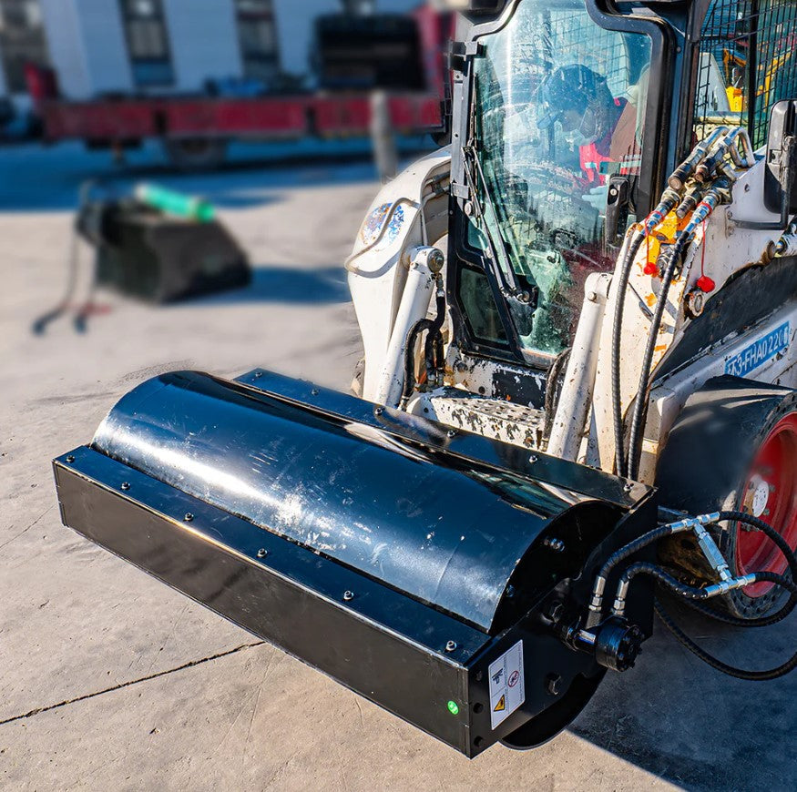 59" Skid Steer Attachments Vibratory Roller Compactor Attachment for Skid Loaders