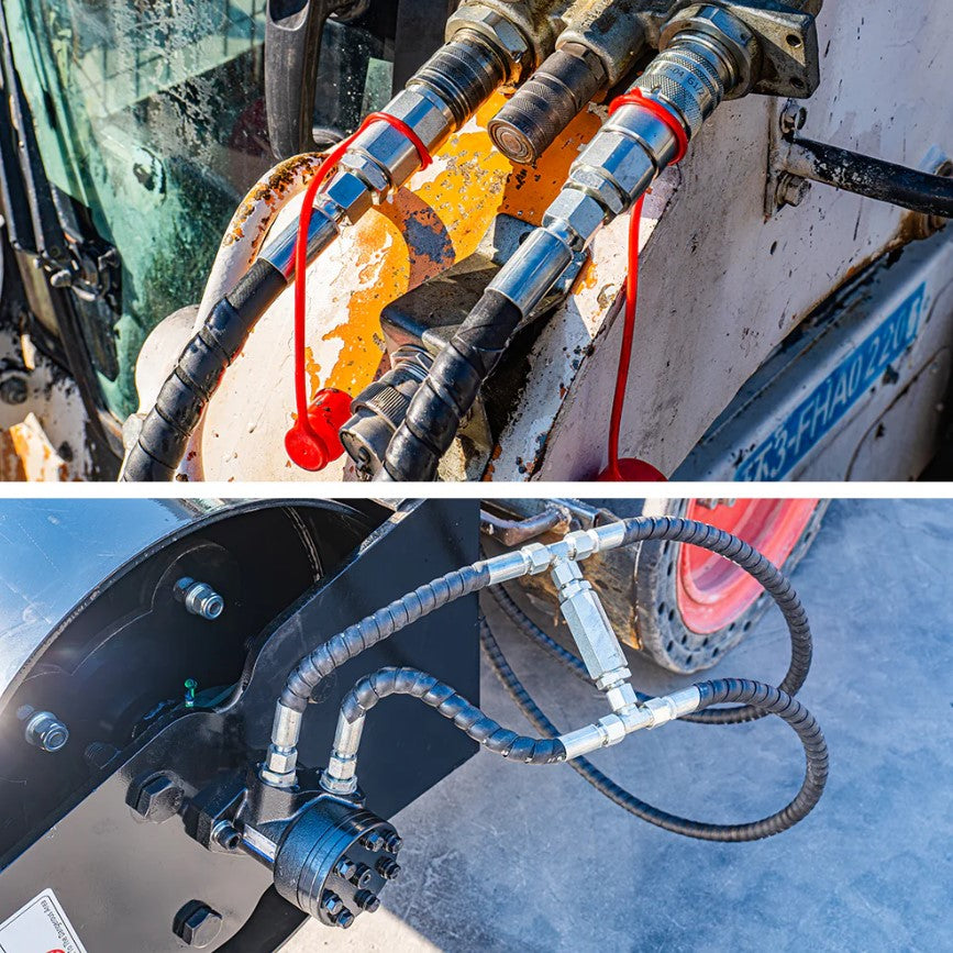 59" Skid Steer Attachments Vibratory Roller Compactor Attachment for Skid Loaders