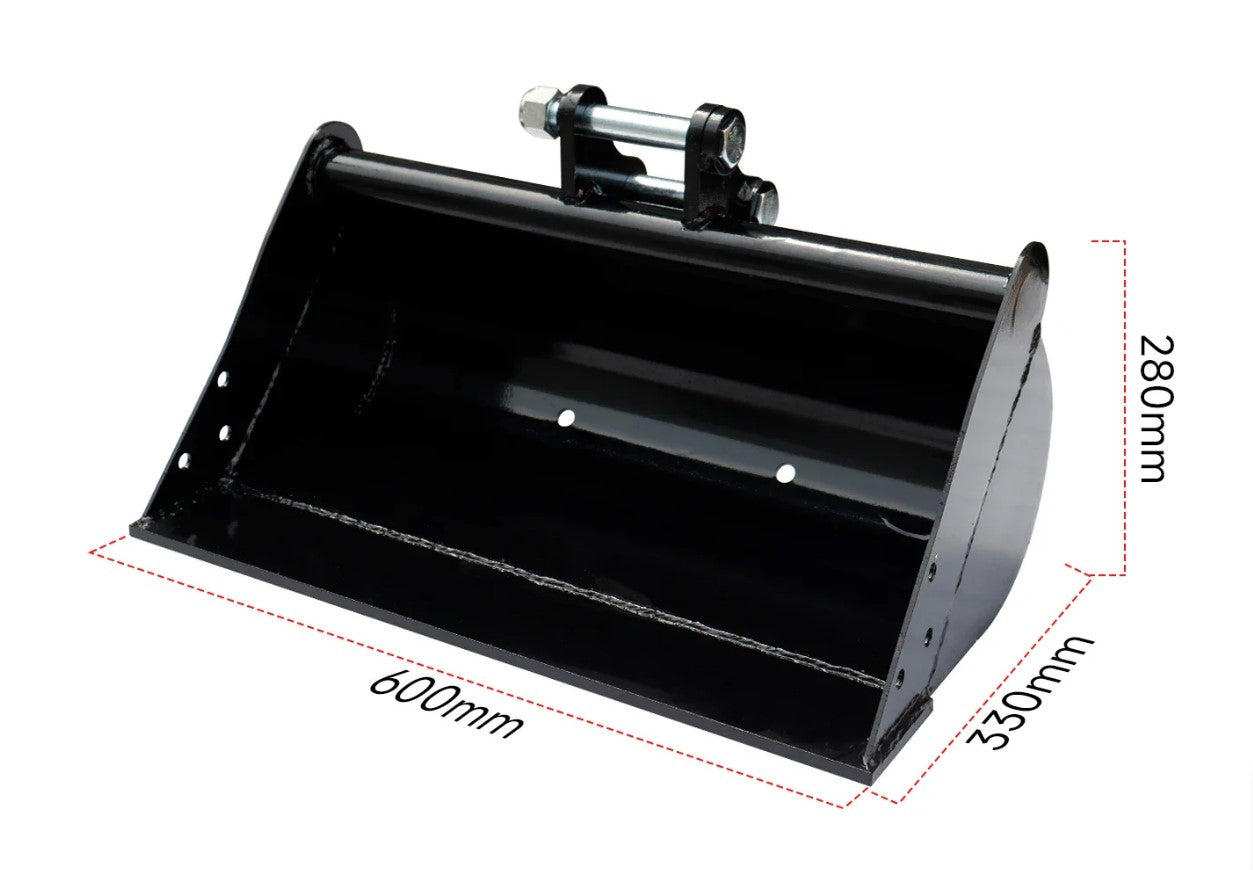 8 pcs Mini Excavator Attachments Narrow Bucket Ripper Rake Auger Quick Hitch Screening Bucket For Mini Excavator