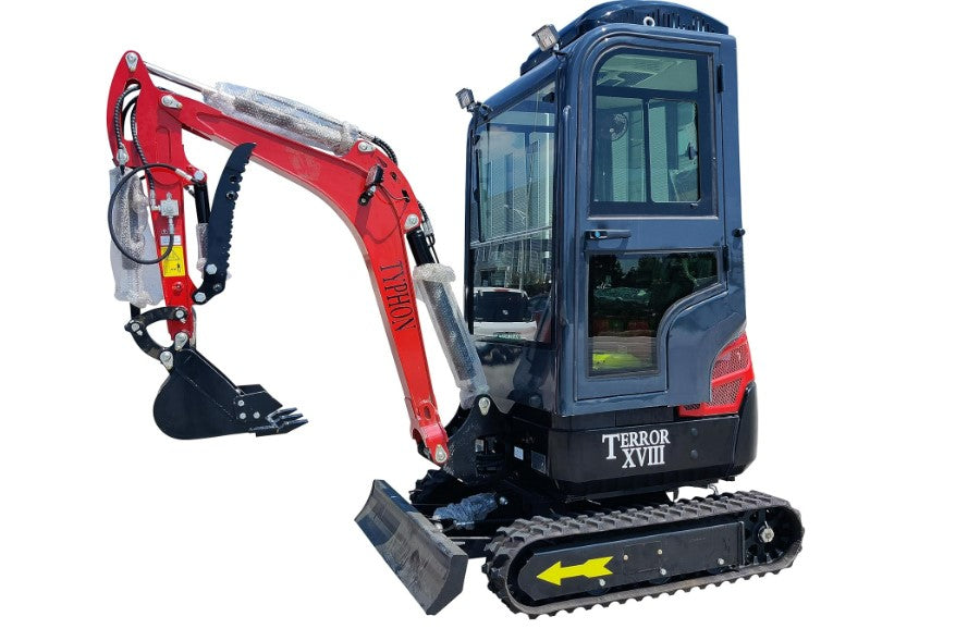 2 Ton Mini Excavator with AC Cabin - TYPHON TERROR XVIII