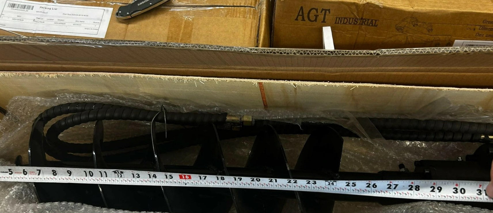 Bit Auger for AGT Mini Excavator | 12EX-AGR