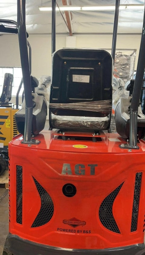 AGT-DM12X-C Mini Excavator w/ Pilot Control Swing Boom and Hydraulic Thumb